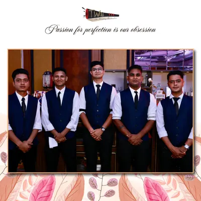 A part of our professional bartending crew, uniformed and ready to deliver a flawless bar experience at a grand corporate dinner for 250 guests.