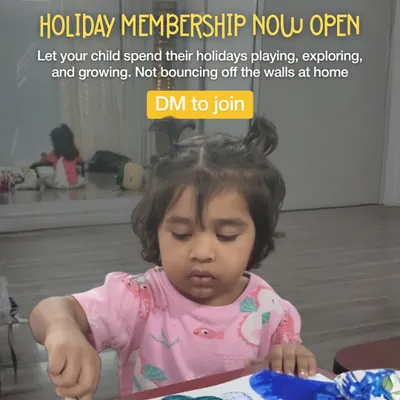 Running out of ideas to keep your child engaged during the holidays? My Holiday Membership is the perfect solution. It's a place for them to play, explore, and grow in a calm, structured way.
