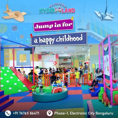 A full view of our play paradise. This image captures the scale and variety of our indoor playground, a place I built for happy childhood memories.