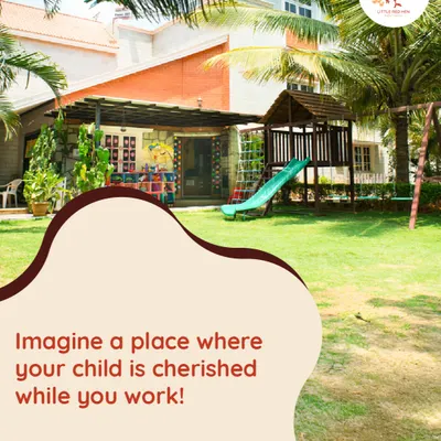 Imagine a place where your child is cherished while you work. Our daycare offers a secure environment with loving care and fun learning, giving you peace of mind and endless adventures for your little one.