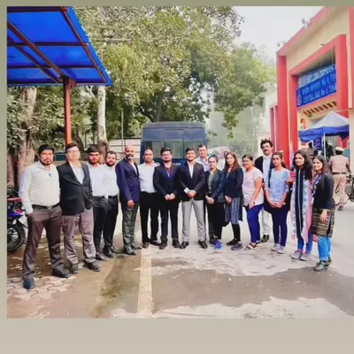 A group photo with fellow Para Legal Volunteers and officials during my service at Tihar Jail. Working together, we provided essential legal aid to those within the prison system.