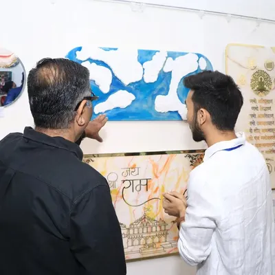 A glimpse from my first ever art exhibition at The Bombay Art Gallery in Mumbai. I couldn't have done it without the support of my family and friends. This was the first of many to come.