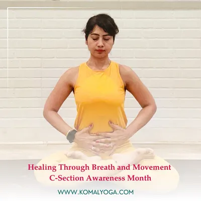 Healing begins with the breath. Here, I demonstrate a seated breathing practice for C-section recovery, with hands on the belly to feel the gentle rise and fall. This simple act reconnects you to your core and initiates the healing process from within.