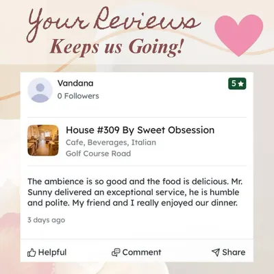 Thank you, Vandana, for this wonderful 5-star review. I'm so glad you and your friend enjoyed the ambiance, the food, and the service. Your reviews truly keep us going.