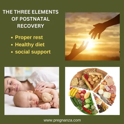 A successful postnatal recovery is built on three essential pillars. We ensure our care plan incorporates proper rest, a healthy diet tailored to your needs, and the emotional and social support every new mother deserves.