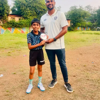 Recognizing consistency is important. Yug Kothari earned 'Player of the Month' because he understands that regular attendance and action are what turn difficult skills into easy ones.