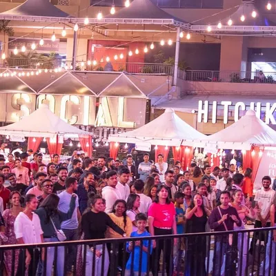 A wide shot of the massive crowd at my Phoenix Marketcity concert. The energy from this many people is absolutely electric.