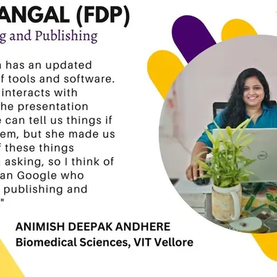 Being called a "human Google" is one of the best compliments I've ever received. This feedback from a participant at an NIT Warangal FDP is a testament to my goal of providing comprehensive, practical knowledge.