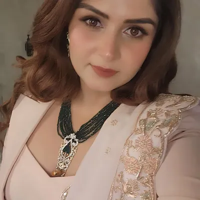 This outfit is a reflection of my personal style philosophy: Style meets Substance. The modern, clean lines of the powersuit are softened by the intricate zardozi work on the dupatta, creating a look that is both powerful and poetic.