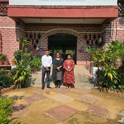 Outside the Navjyoti India Foundation, an organization founded by Dr. Kiran Bedi. I collaborated with them to conduct a legal awareness workshop on the Domestic Violence Act for women in rural areas.