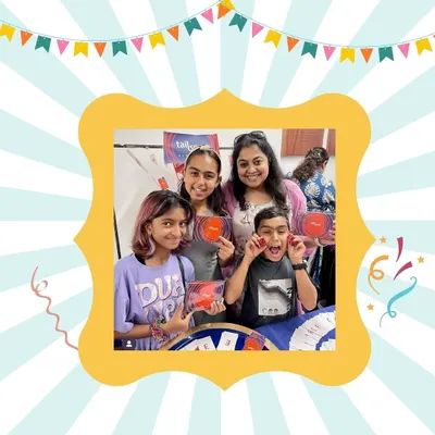 Pure happiness! This family is all smiles after finding some fun games at our festive edit. Capturing these joyful moments is what makes it all worthwhile.