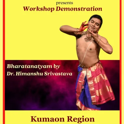 A poster for my workshop demonstration tour in the Kumaon region, presented by SPIC MACAY. It is an unparalleled joy to take our cultural heritage to far-off lands and share the art of Bharatanatyam with children in the mountains.
