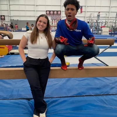 Celebrating our March stars! We love recognizing our team's hard work. Here are Edwin, our Employee of the Month, and Ivana, our Super Sub, showing off some personality.