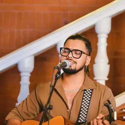 Lost in the melody. This is me during a solo performance, pouring my heart into the music. This is the soulful side I bring to more intimate or mellow events.