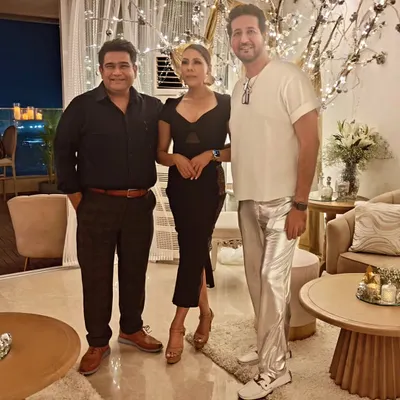 A fanboy moment with the incredibly talented Sulaiman Merchant at his birthday party. It is always an honour and privilege to cater for clients who have become friends over the years, and we were thrilled to be part of this fab evening.