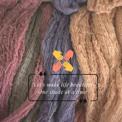 Let's make life beautiful, one shade at a time. These yarns, dyed with our natural colors, showcase the soft, earthy, and vibrant palette that can be achieved using only plants and minerals.