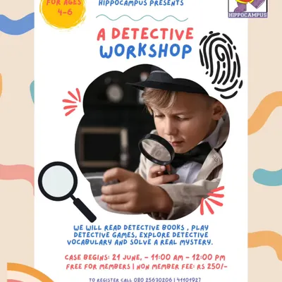 Put on your detective hats! In this workshop, we read detective books, play memory games, and work together to solve a real mystery. It's a fantastic way to practice critical thinking and reasoning skills.
