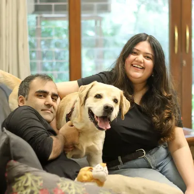One, two, three... CANDID! This is the result of a fun, relaxed indoor shoot. Capturing your family's natural interactions on your own couch makes for the most genuine portraits.