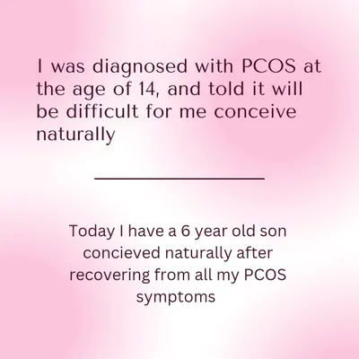 My journey in a nutshell. From a PCOS diagnosis filled with uncertainty to becoming a mother and a health coach, my story is proof that you can overcome your health challenges.
