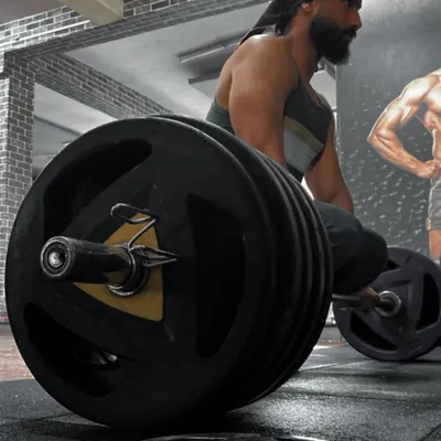 This is my sanctuary. The moment before a heavy deadlift, where it's just you and the weight. This is where you rise above the noise and prove your strength.