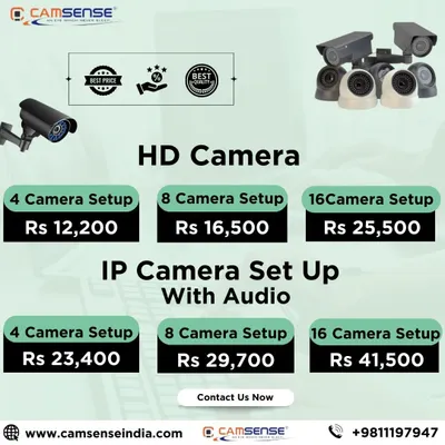 Here is a clear breakdown of my package pricing for both HD and IP camera systems. You can choose a 4, 8, or 16 camera setup with audio, all at a fixed, competitive price.