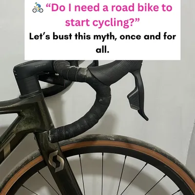 A common question I get is, "Do I need a fancy road bike to start cycling?" Let's bust this myth for good.