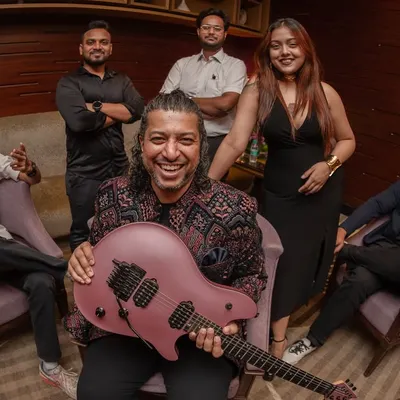 A formal shot of one of our band lineups. This is the Adil Manuel Collective, a group of passionate musicians ready to bring your event to life.