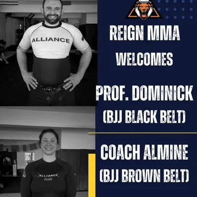 We were thrilled to welcome BJJ Black Belt Professor Dominick and Brown Belt Coach Almine for a full week of Gi and No-Gi sessions.