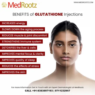 Glutathione injections offer a wide range of systemic benefits. They can help increase energy, strengthen the immune system, detoxify the liver, and improve the skin's overall health and appearance.