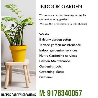 We are a full-service gardening company in Chennai. This list outlines what we do, including balcony garden setup, terrace maintenance, and providing gardeners for regular care.