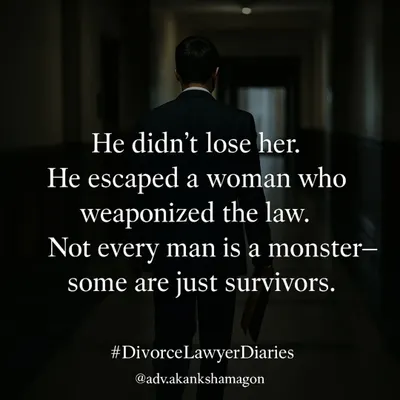 Justice must be for everyone. As a lawyer, I have seen cases where laws meant to protect have been used as weapons. This post is a reminder that not every man is a monster and that false allegations cause real, devastating harm. My commitment is to the truth, regardless of gender.
