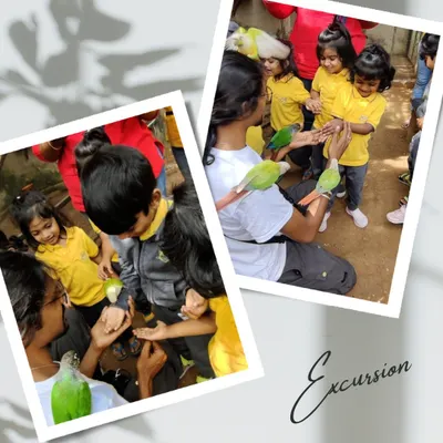 A field trip to Prani Pet Sanctuary, where children get to interact with birds up close. These real-world experiences foster empathy and a deep respect for animals and nature.