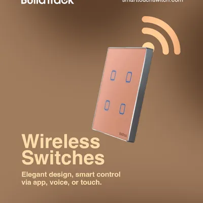 Our wireless switches offer elegant design and smart control via app, voice, or touch. They are perfect for retrofitting into existing homes without any messy rewiring.