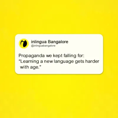 We are here to bust the myth that learning a new language gets harder with age. With the right approach and support, anyone can learn a new language at any stage of life.