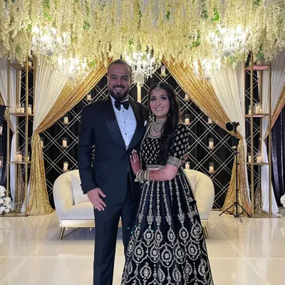 It is a privilege to dress clients for their most important moments. This sharp, sleek tuxedo was custom-made to be celebration-ready, ensuring a commanding presence at this beautiful black-tie event.