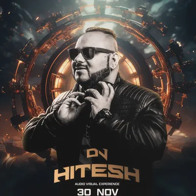 The official poster for my audio-visual experience at Tantra, The Park in Kolkata. I always bring my best club mixes and private edits for these big nights.