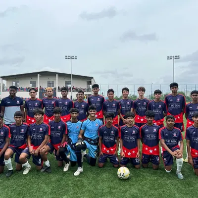 Our full U17 squad, a team of committed players and coaches working together to compete at the highest level.