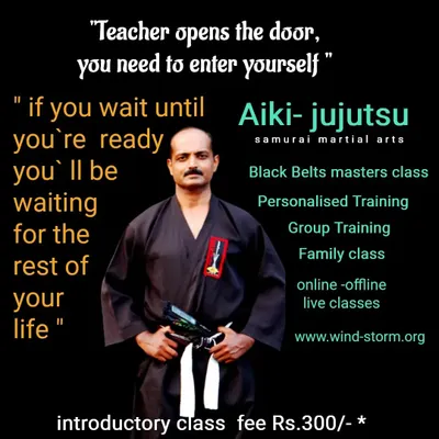 I can open the door, but you must enter yourself. This poster outlines the different ways you can begin: from personalized training to family classes, both online and offline. The first step is yours to take.