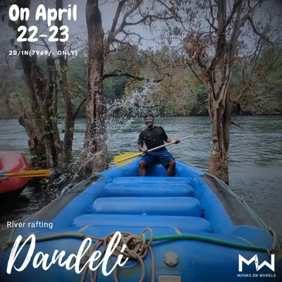 Get ready for a wild ride. We organize trips to Dandeli for the longest white-water rafting experience in South India on the mighty Kali River.