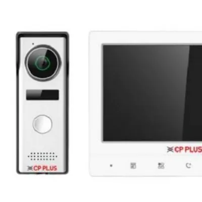 I install and repair modern video door phones like this CP Plus model. These devices add an extra layer of security, letting you see and speak to visitors before opening the door.