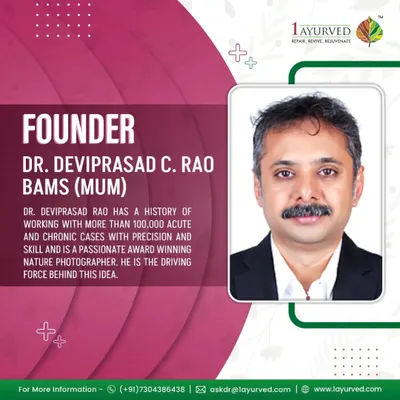 Meet our founder, Dr. Deviprasad C. Rao. With a history of treating over 100,000 acute and chronic cases, his precision and skill are the driving force behind our clinic's success in tackling complex health issues.