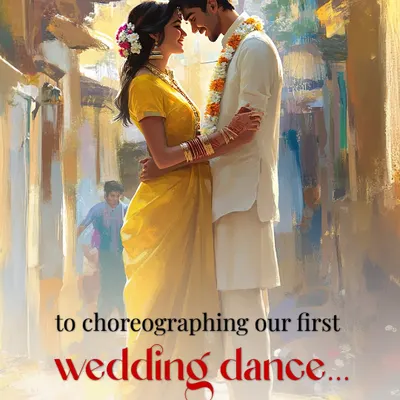 From choreographing your first wedding dance...