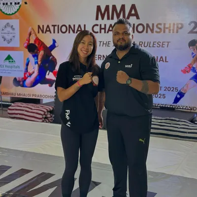 I am honored to have been certified as an A-Grade Referee & Judge under the AMMA ruleset. Here I am with one of the international referees who guided me. This is about leveling up in every way.
