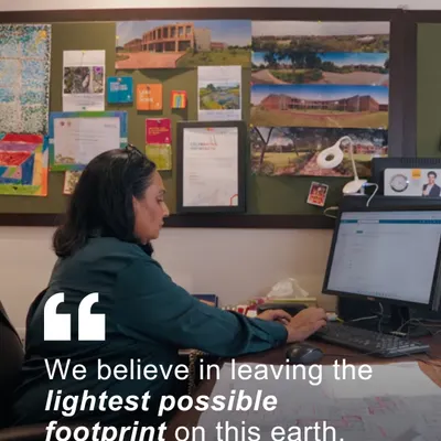 We believe in leaving the lightest possible footprint on the earth. For us, this means designing with restraint, maximizing open and green spaces, and building only what is essential. This approach creates healthcare campuses that feel spacious and connected to nature, promoting well-being beyond the confines of the building.