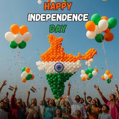 Happy Independence Day! We created this incredible balloon sculpture of the map of India using tricolor balloons. It's a patriotic and visually stunning centerpiece for any national day celebration.