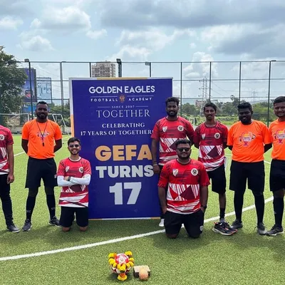 Celebrating 17 years of togetherness. Our coaching and management team stands united, proud of our long history in shaping young footballers in Dombivli.