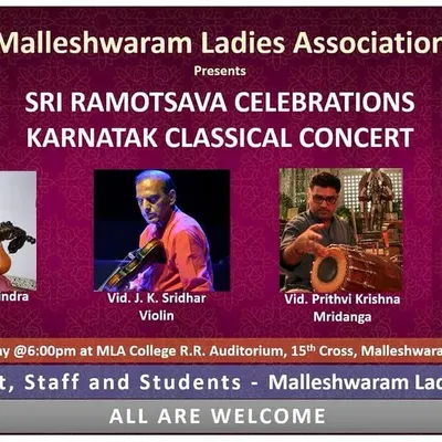 Here is the invitation for my Karnatak classical concert at MLA College in Malleswaram. If you are in this side of town, please do come.