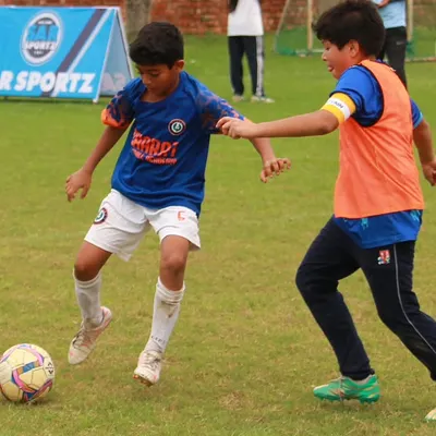 A classic 1v1 battle for possession during a match. This is where focus, discipline, and resilience are built.