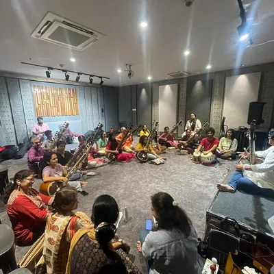 A class in progress at our Bandra West location. Students are seated in a circle, creating an interactive and collaborative learning environment. Admissions are open for those interested in joining.