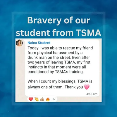 This powerful account from a former student is a core example of our mission. Even two years after her training, the instincts we helped build allowed her to rescue a friend from physical harassment. It highlights how our conditioning prepares you to react calmly and effectively in a real crisis.